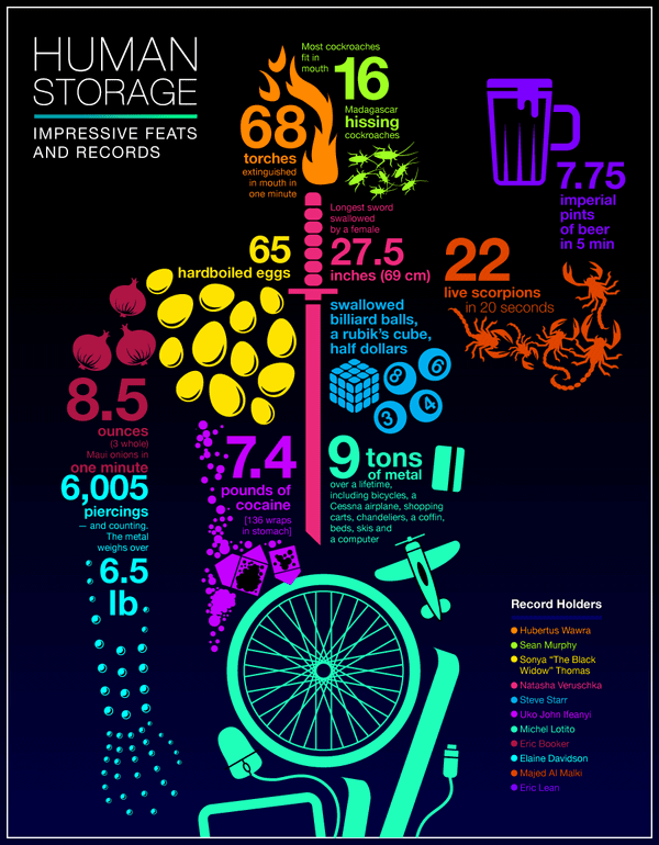 Human Storage Infographic