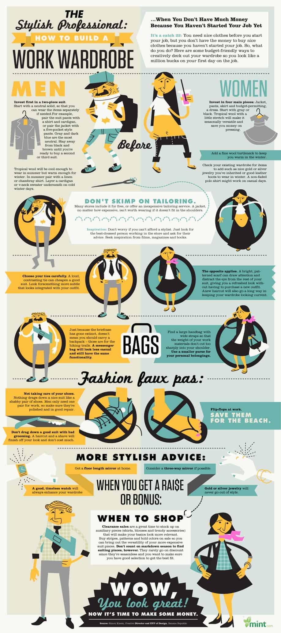 Work Wardrobe Infographic