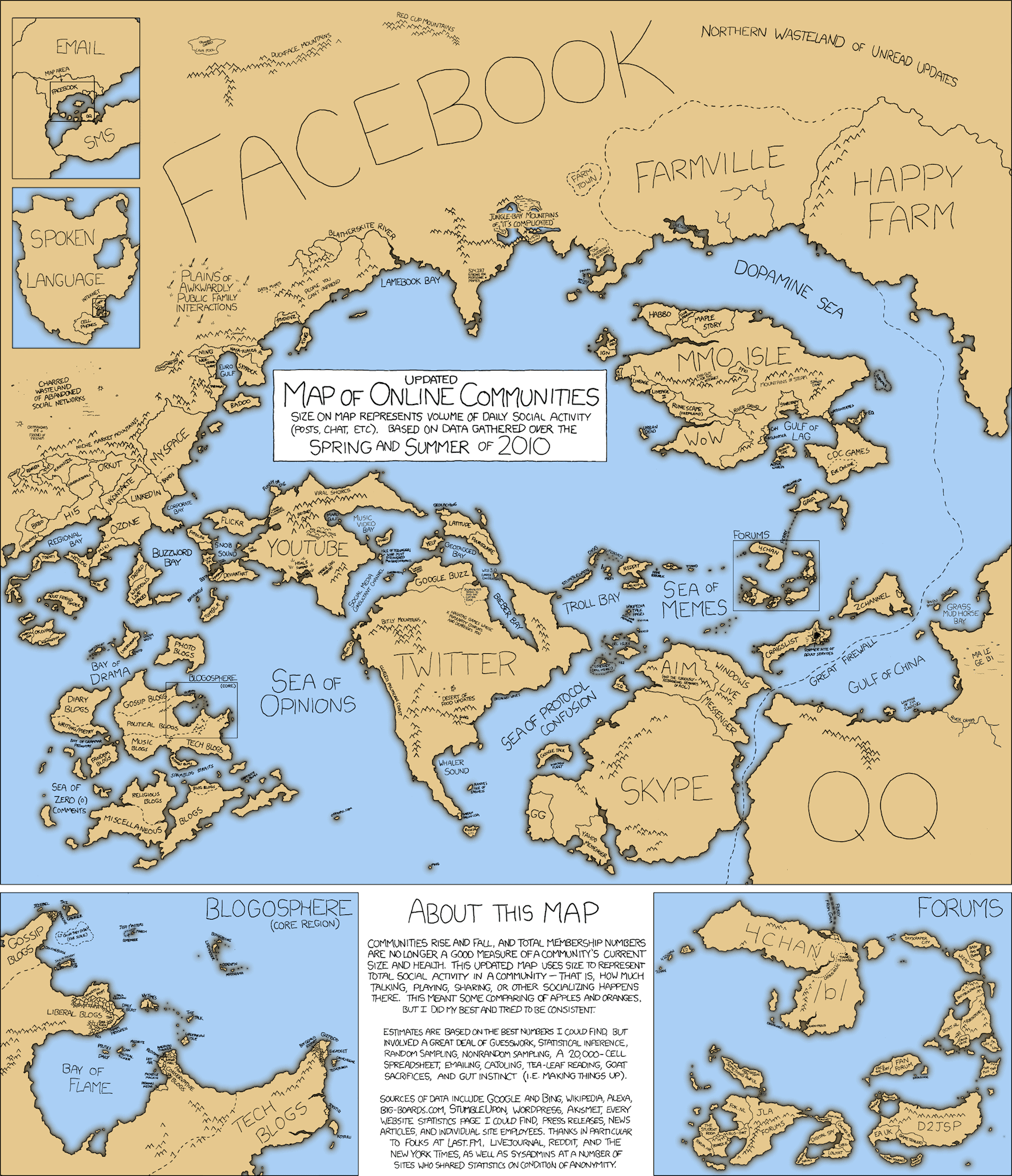 Map of Online Communities