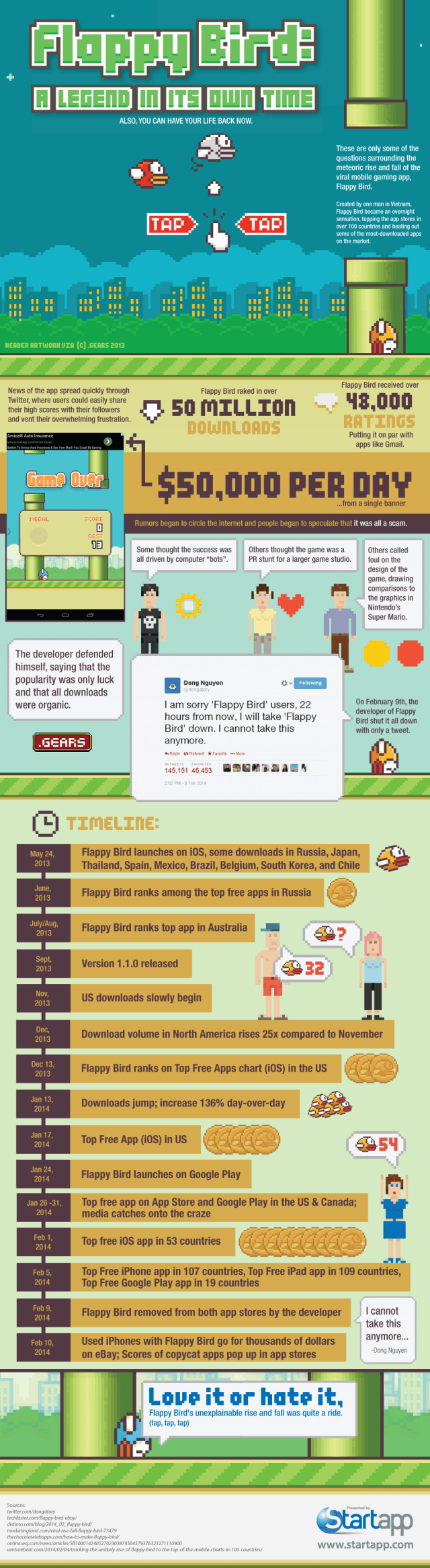 Flappy Bird Infographic