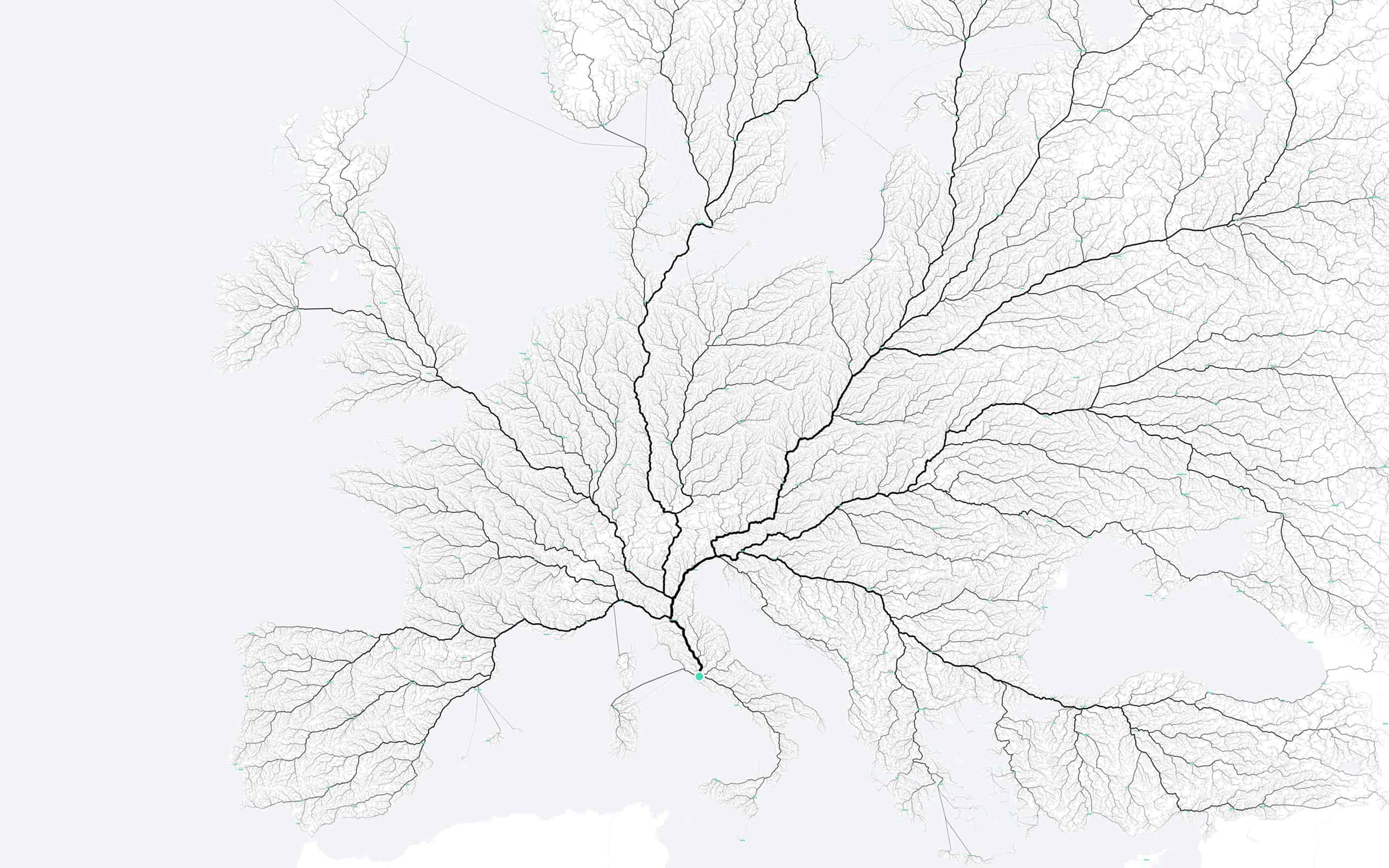 Roads that Lead to Rome Infographic